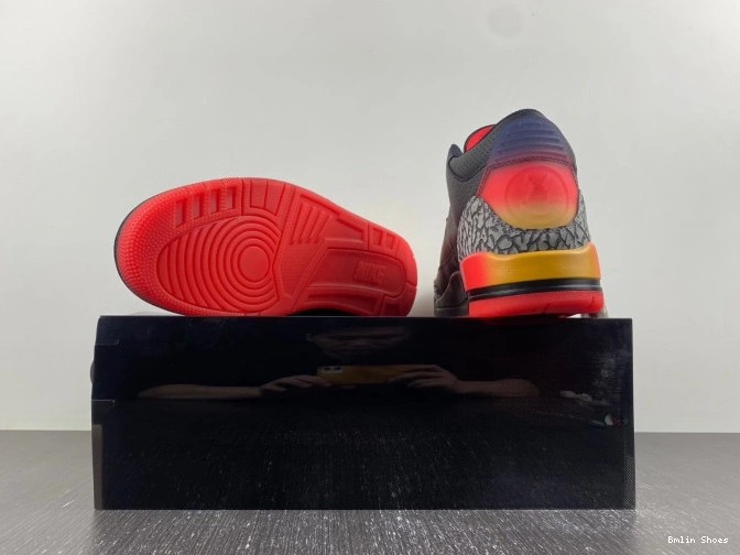 Bmlin Shoes Rio Balvin J 3 FN0344-001 x Jordan Air 0807